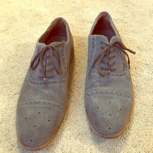 Aston Grey Suede Shoes